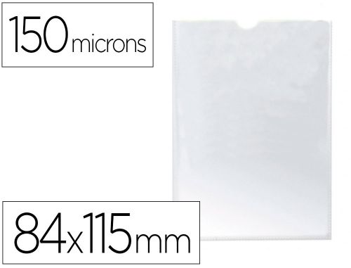 Bolsa catalogo q-connect din a7 150 microns pvc transparente 74 x 105 mm , Q-connect , 57734 , 5706002155797